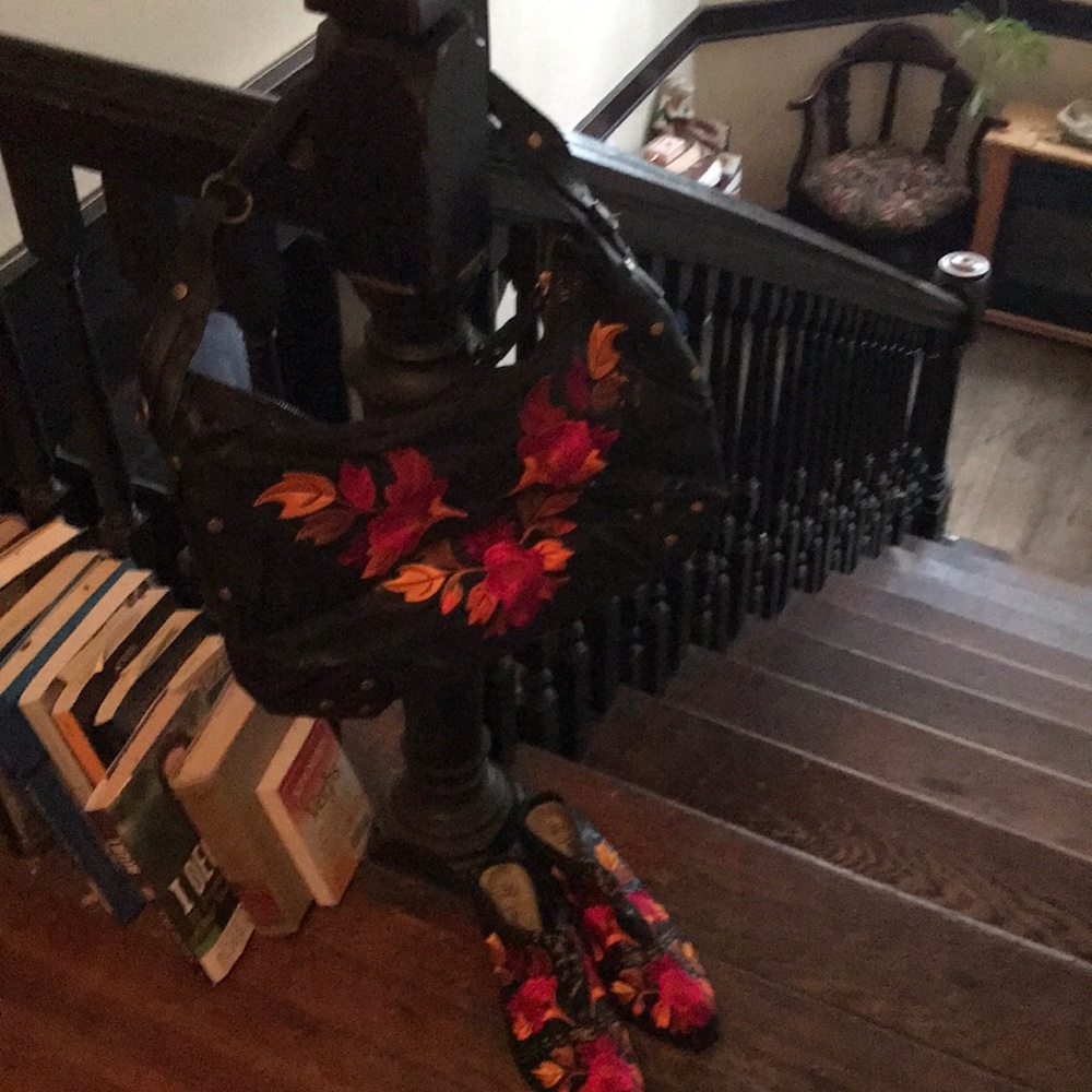 Shoes and matching purse